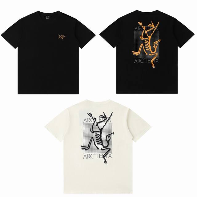 Arcteryx Arc'teryx Multi Bird Logo Ss back letter logo pattern print American re