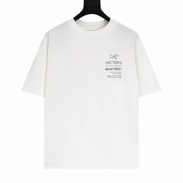 Arc'Teryx Arc24Ss chest printed logo short-sleeved T-shirt - Fabric: 240g double