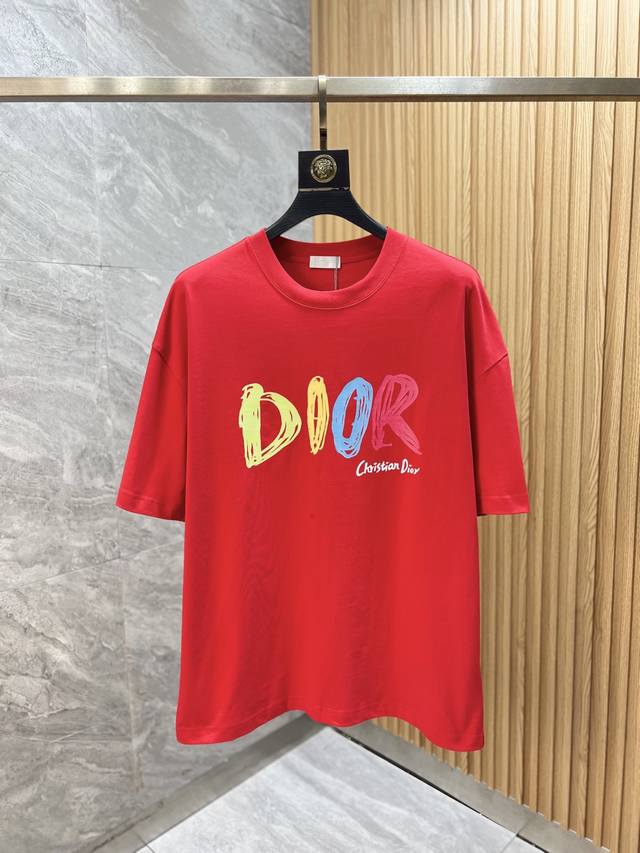 Dior 2025 Spring/Summer New Arrivals New Three Standards Round Neck Short Sleeve