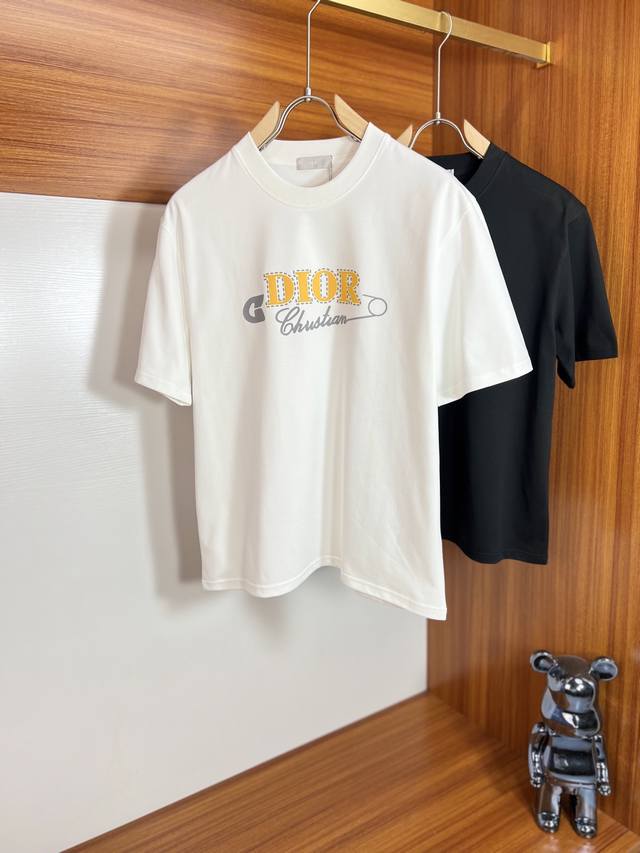 Dior 2025 Spring/Summer new arrivals, complete with three labels, round neck, pu