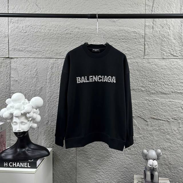 Balenci*Ga Paris 2025 Early Autumn and Winter New Long Sleeve Sweatshirt Classic