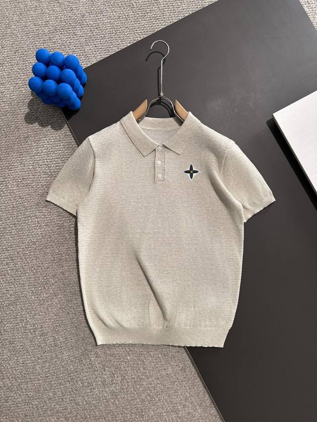 Next-day delivery. High-quality, Lv Louis Vuitton 2025 Summer new men's lapel kn