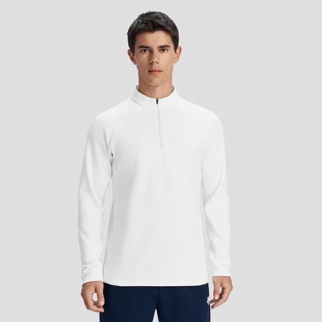 Descente Spring 25 new arrivals, high-weight, half-zip sweatshirt, long sleeves,