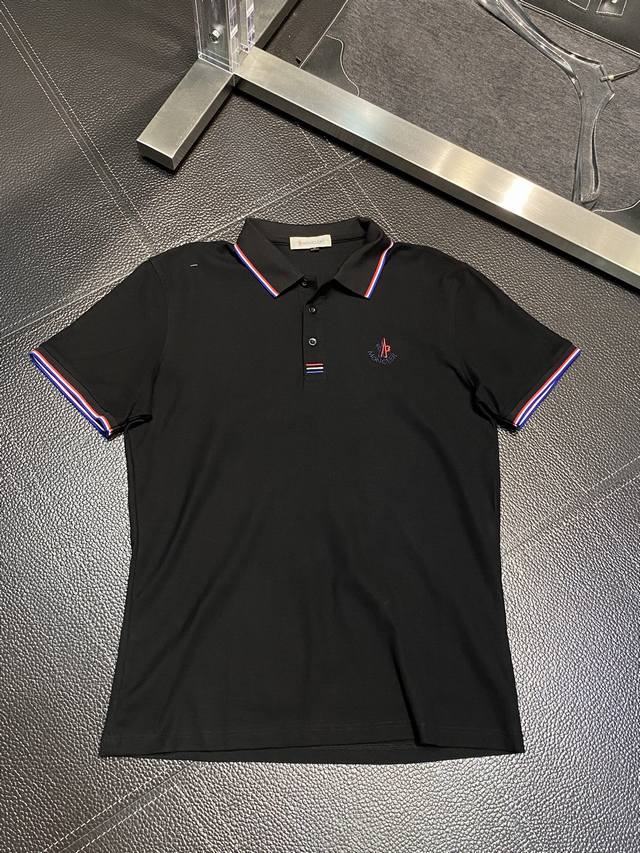 Moncler exclusive new original men's casual Polo short-sleeved high-end customiz