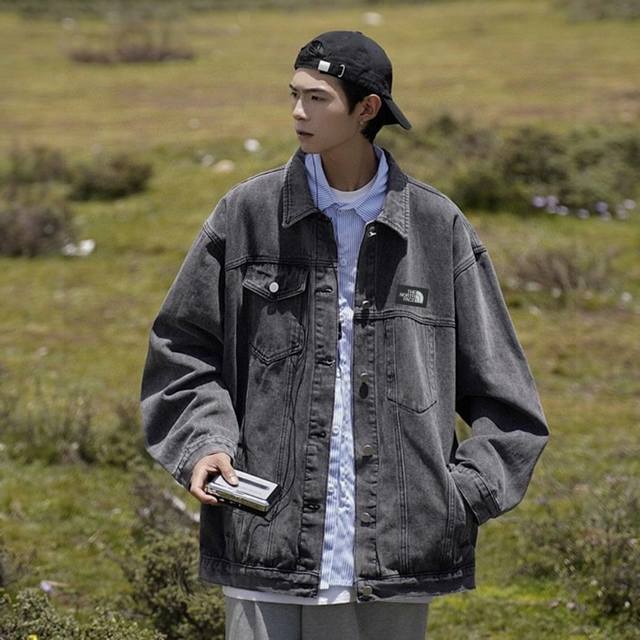 The North Face Tnf North Face counter new patch pocket work denim jacket, unisex