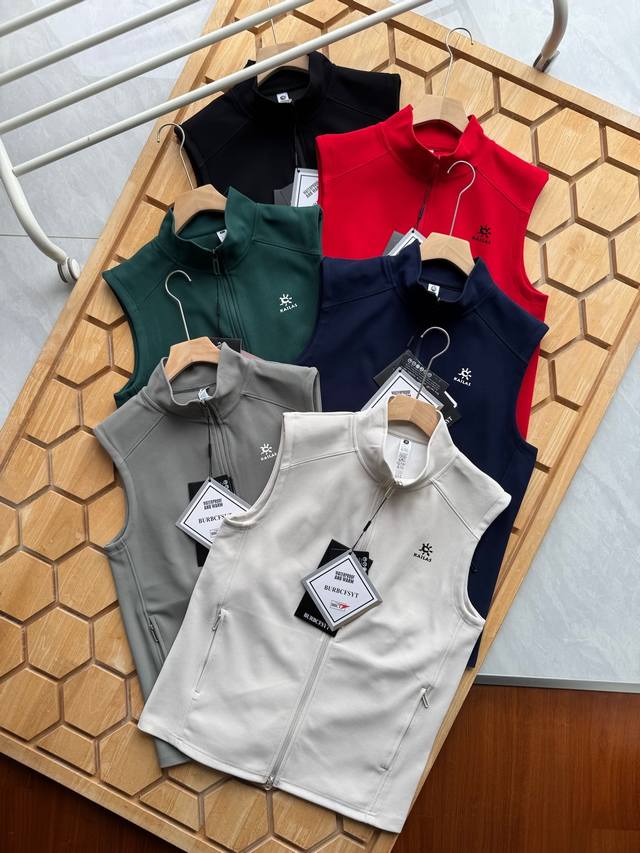 New arrival Kailas 25th autumn new outdoor business casual stand-up collar vest