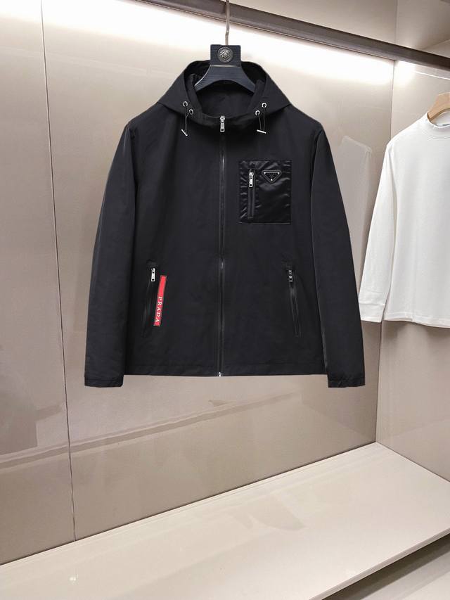 Prada's new spring 2025 fashion casual jacket, made of imported high-tech fabric
