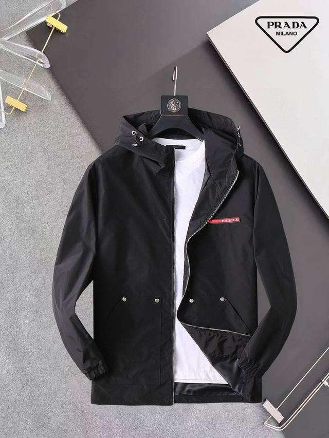 Same style as the official Prada website, with all three labels, available in ad