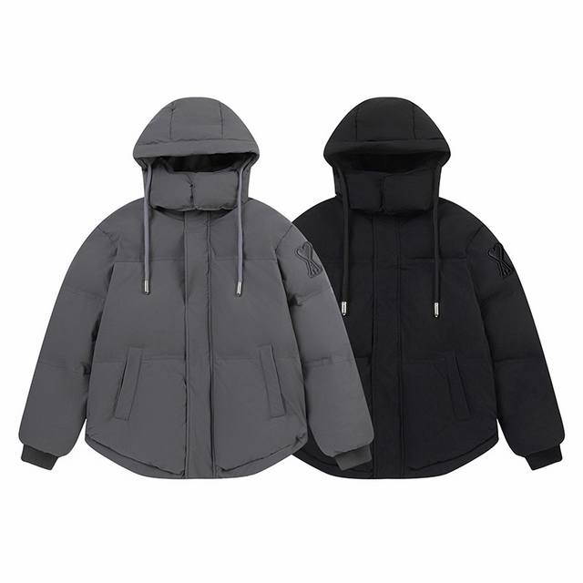 9002#Ami oversized down jackets are in stock for men and women. This winter jack