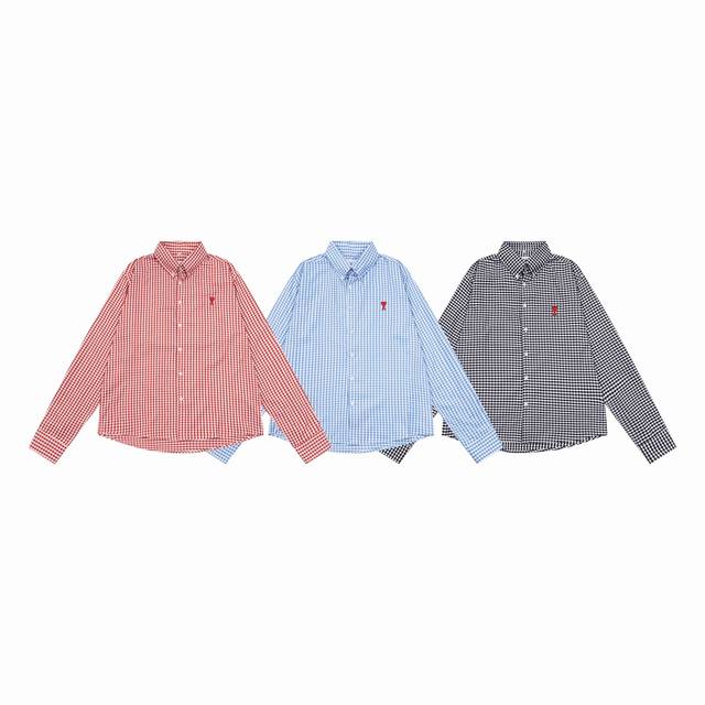 837#Ami's new plaid shirt Customized fabric details Full shoulder style Can be w