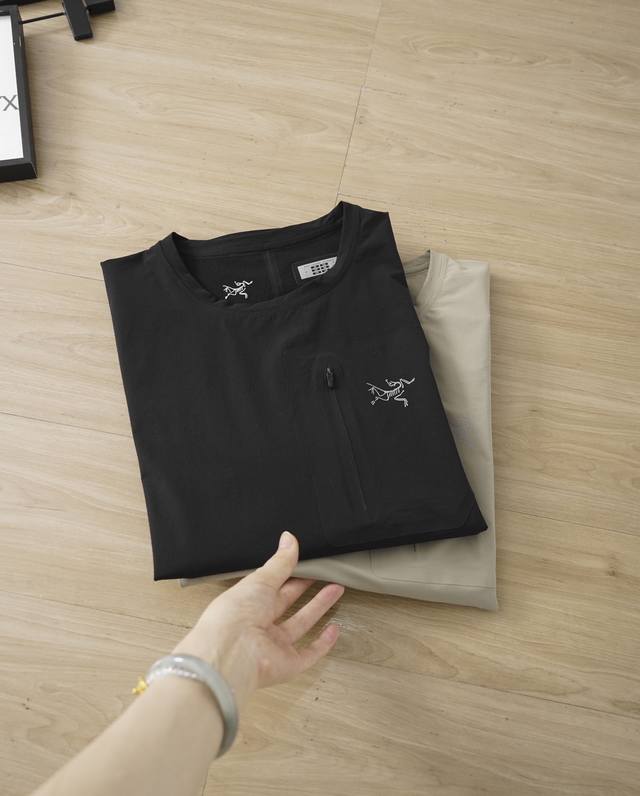 Arc'teryx Arc'teryx casual sports round neck base shirt, laser-cut, fully taped,