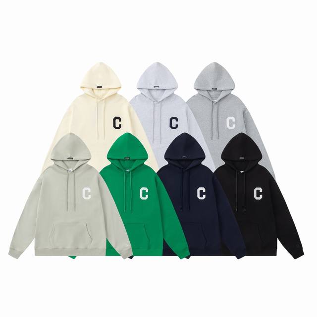 C03#Covernat Korean niche brand letter embroidered hooded sweatshirt Made of 360
