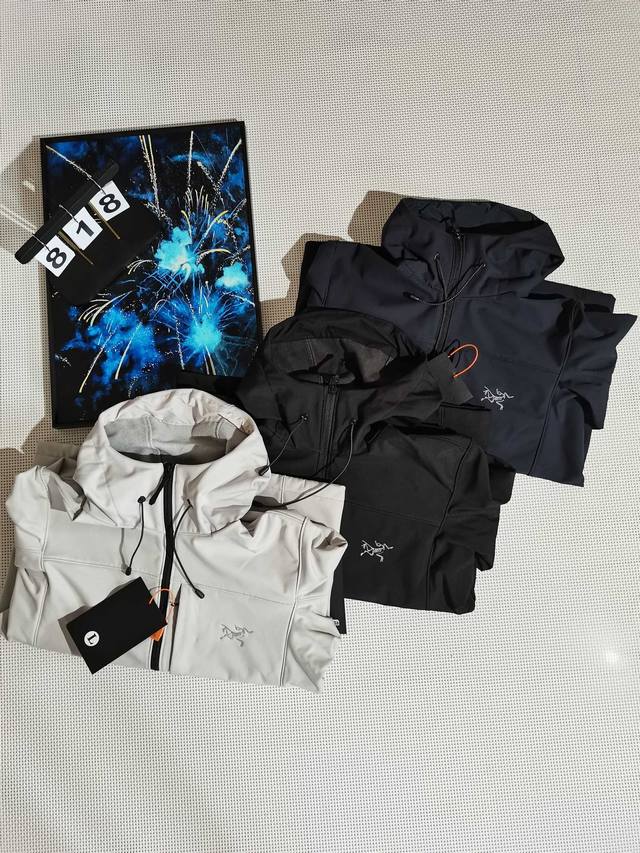 Arc'teryx Gamma Mx Counter-Synchronized Softshell Fleece Outdoor Jacket Arc'tery