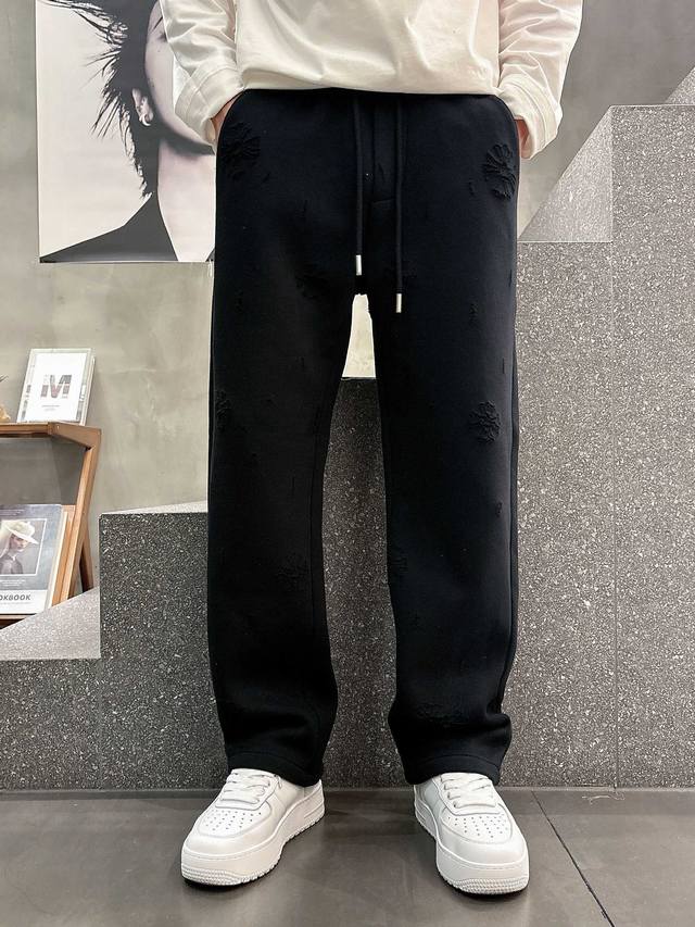Ch Chrome Hearts 2025 Fall/Winter New Casual Pants Brand Classic Logo Casual Pan