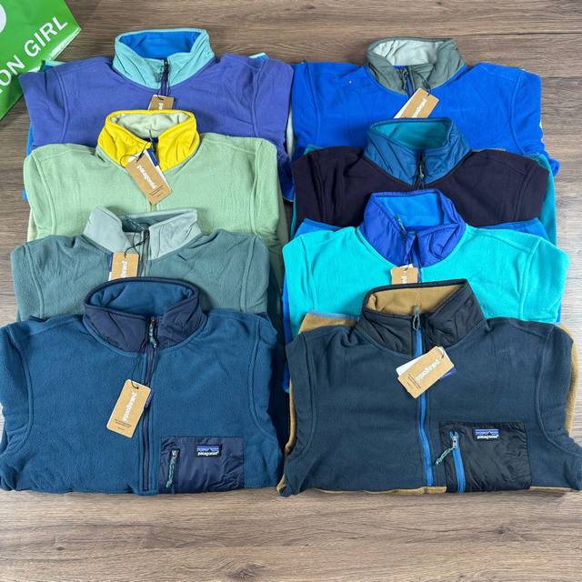 New Control Patagonia's new Micro fleece features a contrasting color scheme fo
