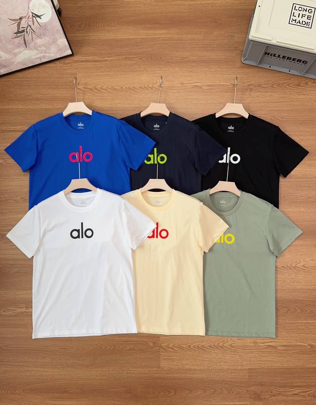 Supply, control# Alo daily commuting short sleeve three-dimensional cutting, usi