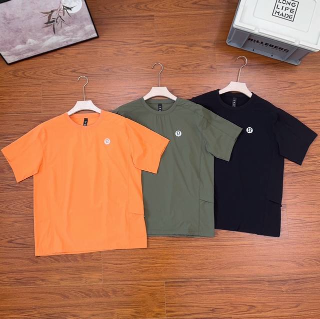 Supply, Control#2025 Lulu Lulu Outdoor Quick-Drying Short-Sleeve T-shirt! One im