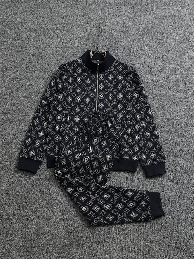 Lv Louis Vuitton suit Craftsmanship: jacquard customization Color: picture color