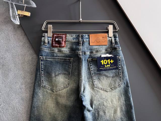 Lee*, heavy washed casual jeans, imported original washed stretch fabric, comfor