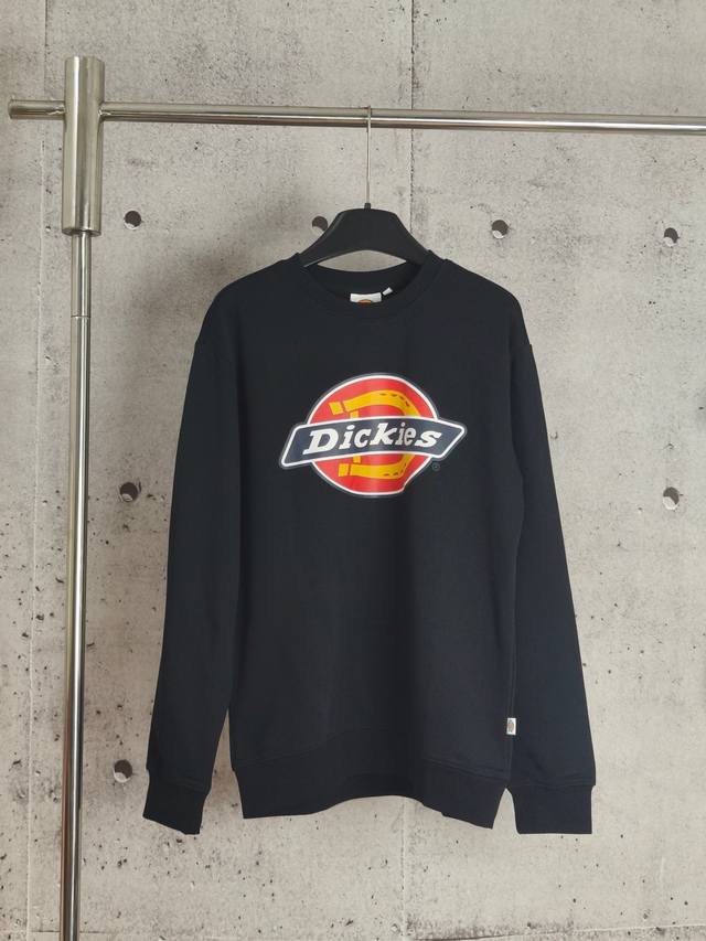 Dickies classic print round neck sweatshirt High-end quality three complete lab