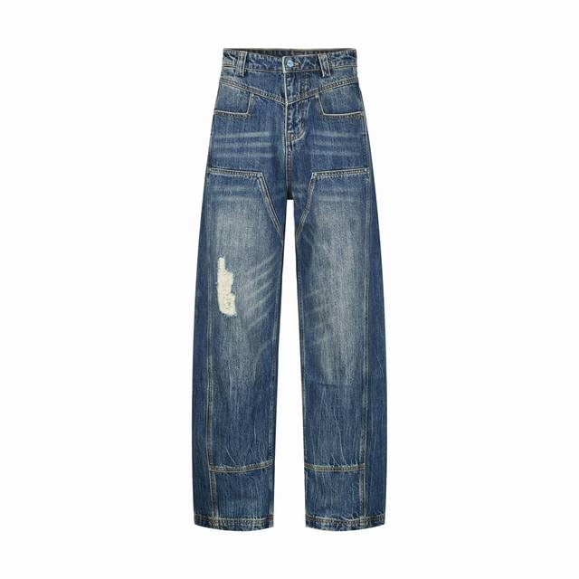Exclusive 1V 24Fw Turquoise Work Jeans DDD. Originally purchased for 14,600, th