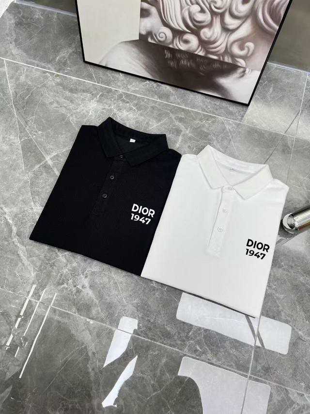 Dior's new T-shirt with a lapel and short sleeves, a polo shirt. Custom-made, b