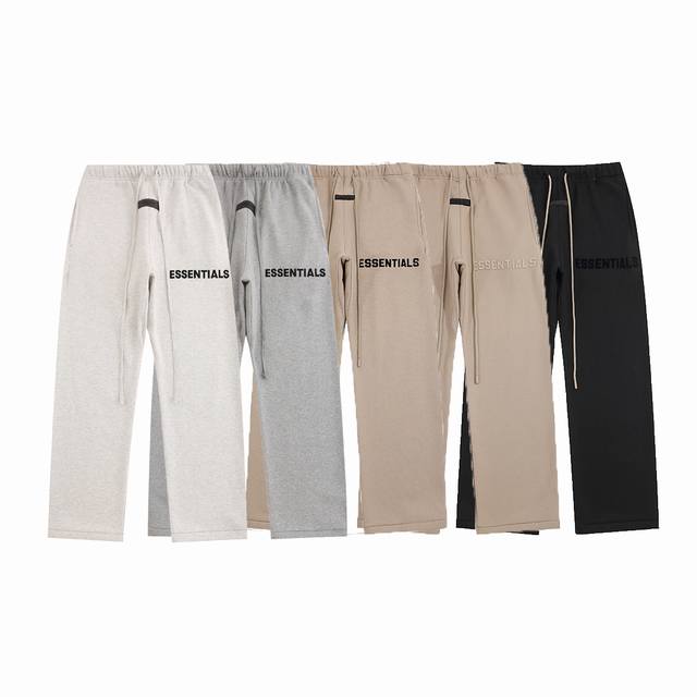 Essentials Fog beautiful velvet flocking small label straight casual pants high