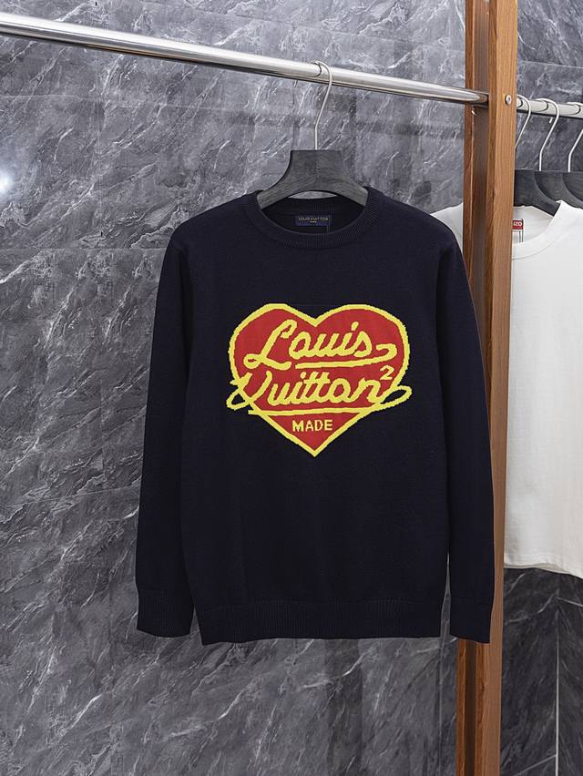Style No. J022 Lv Donkey Love Knitted Round Neck Sweater Made of 400 cotton and