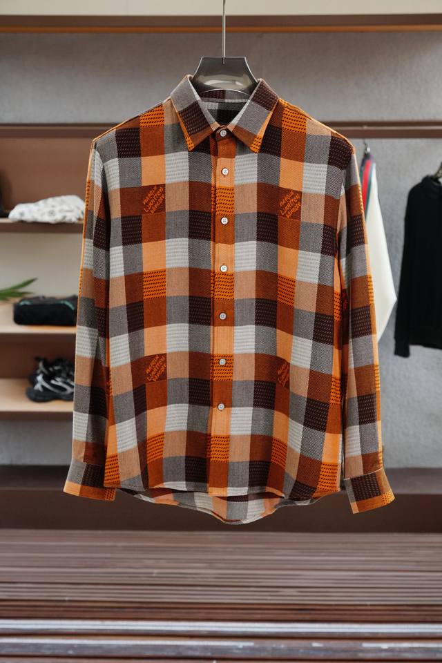 Lv - Louis Vuitton, 25th Early Fall New Arrivals The latest plaid shirt jacket,
