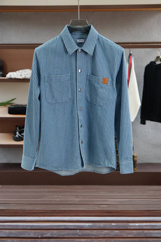 Loewe's new early fall 25 collection arrives! The latest striped cotton and deni