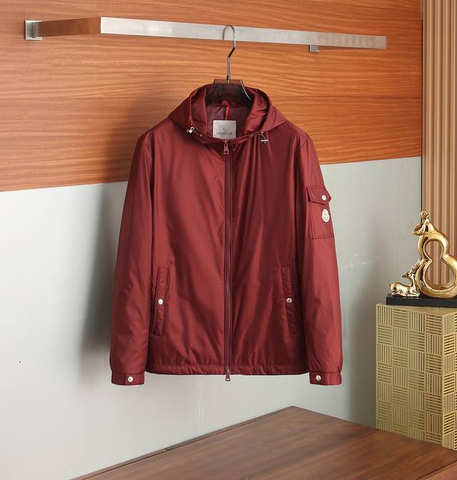Moncler's new autumn/winter padded high-density nylon hooded jacket (DDD) is now