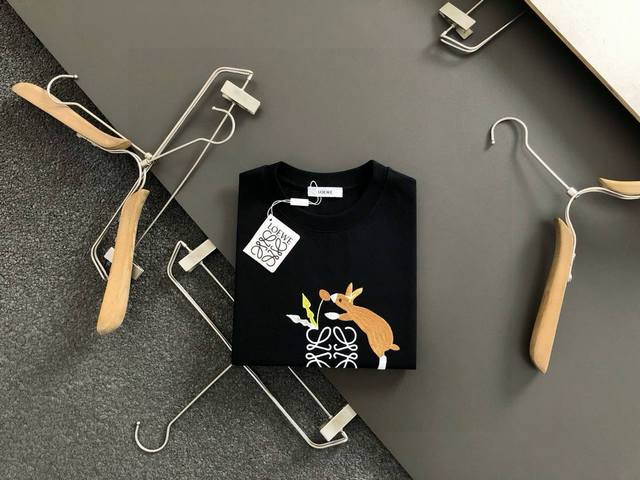 Low* Fit version M-Xxxl 25 Spring and summer top black cartoon embroidered lette
