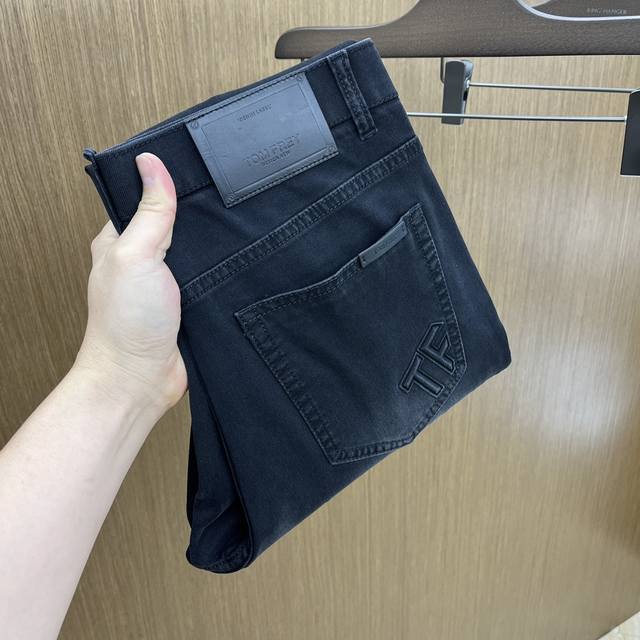 Tf high-end custom, 2025 early spring thin latest casual jeans counter simultane