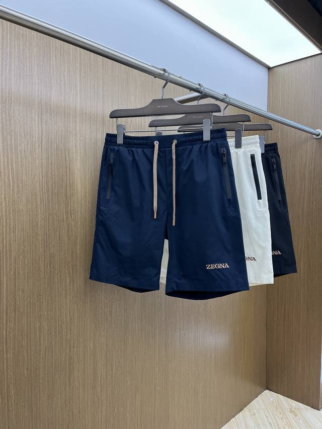 New Zz 25Ss Ermenegildo Zegna casual shorts, made of air layer technology fabri
