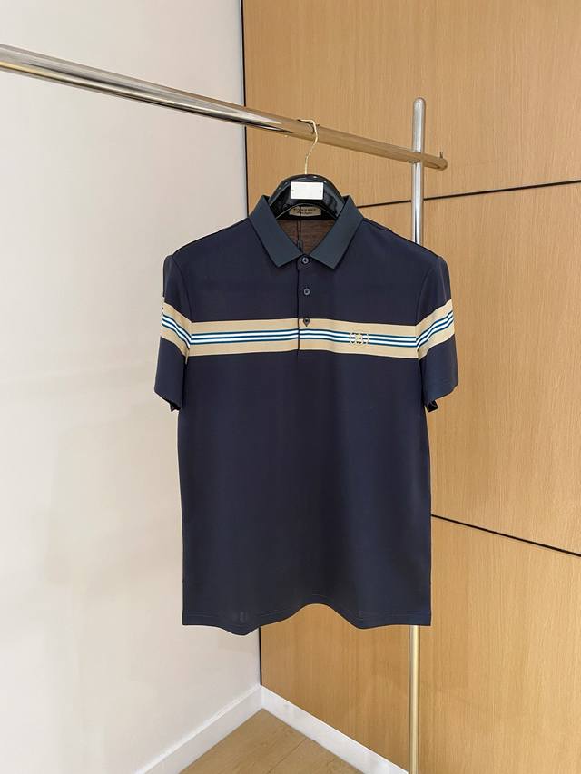 Burberry, 2025 latest short-sleeved T-shirt, top-notch printed letter pattern l