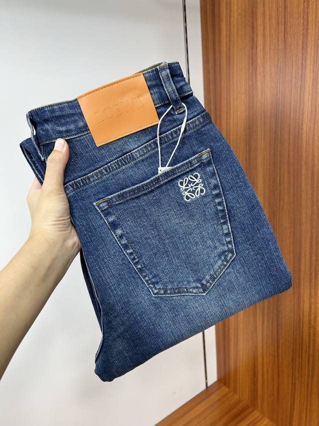 Loewe's new 25 jeans, casual style, are made from carefully selected original fa