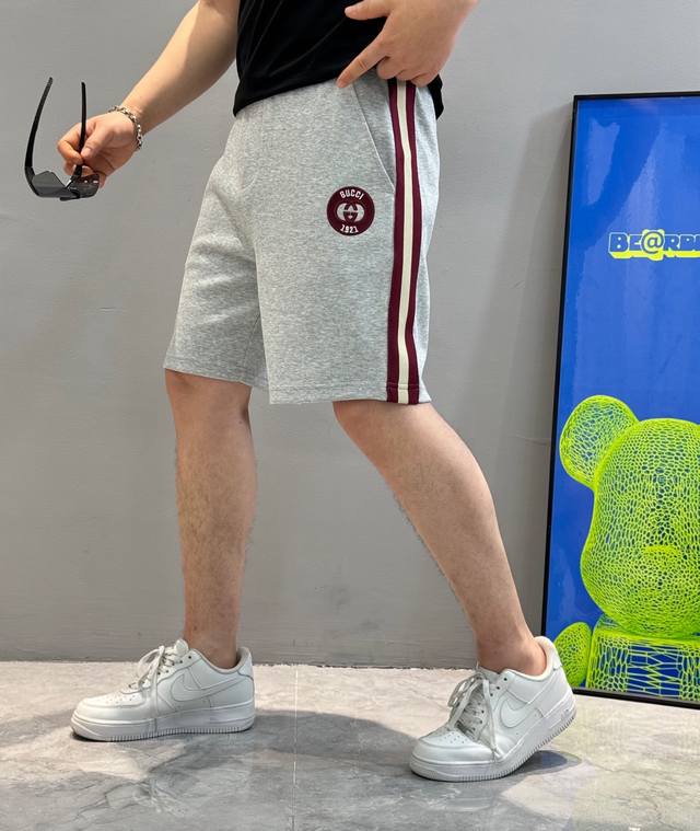 Top and pants: Gucc*25S trendy shorts. Unisex! Casual sporty style. This new co