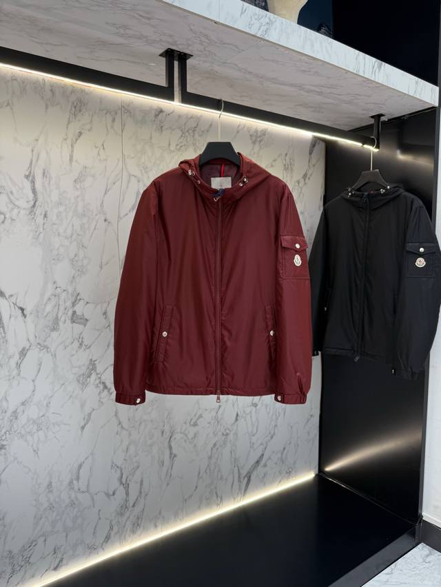 Moncler cotton jacket for autumn 2025. The latest designer jacket. Detailed and