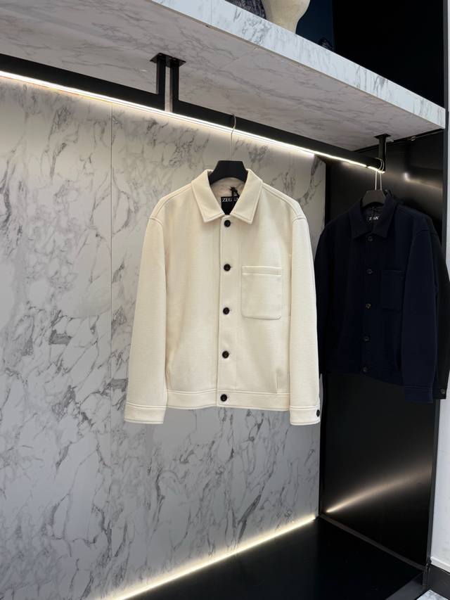 Zegna Fall 2025 latest designer jacket. Detailed and crafted, this high-end, str