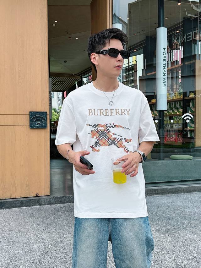 Bbr 2025 Spring/Summer new release! High-end custom short-sleeved crew neck T-sh