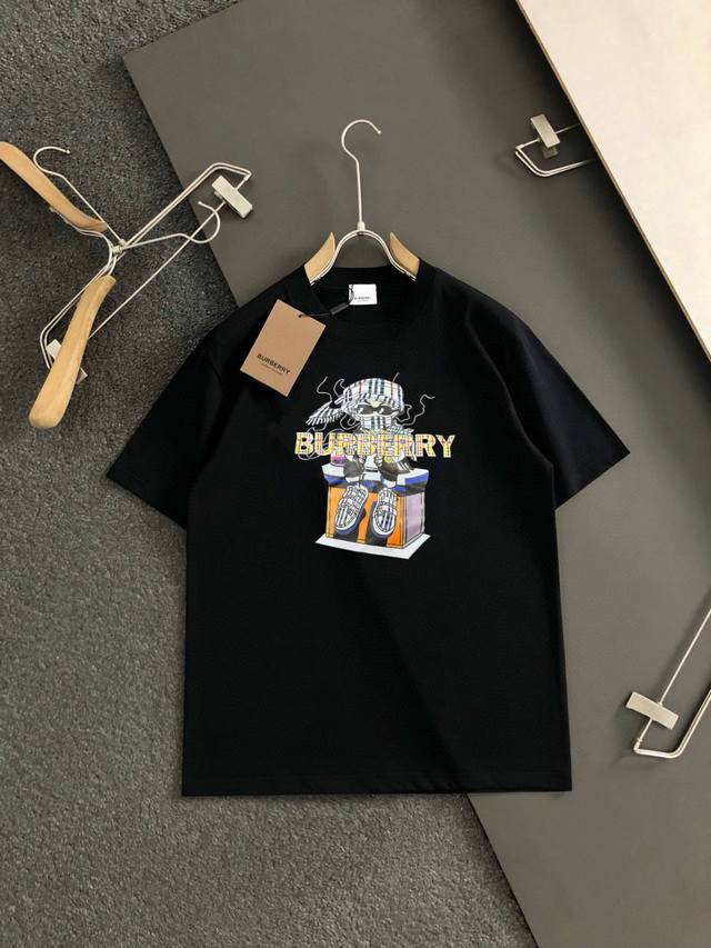 Bbr 2025 Spring/Summer new release! High-end custom short-sleeved crew neck T-sh