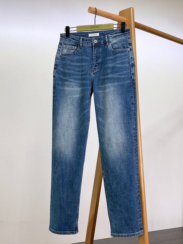Loewe's new jeans from the 2025 Early Fall collection offer a high-fashion, casu