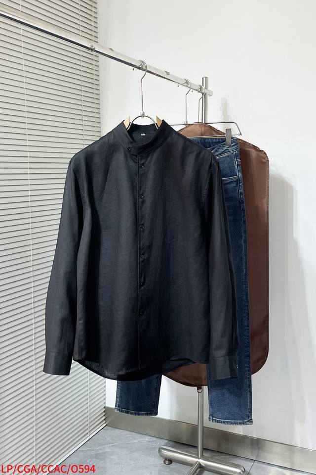 O594 L 0 Men's shirt, business casual slim fit! Perfect for both business and le