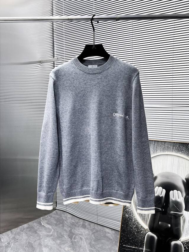 Dior's premium 2025Ss wool blend long-sleeved sweater, a high-end base layer! Cu
