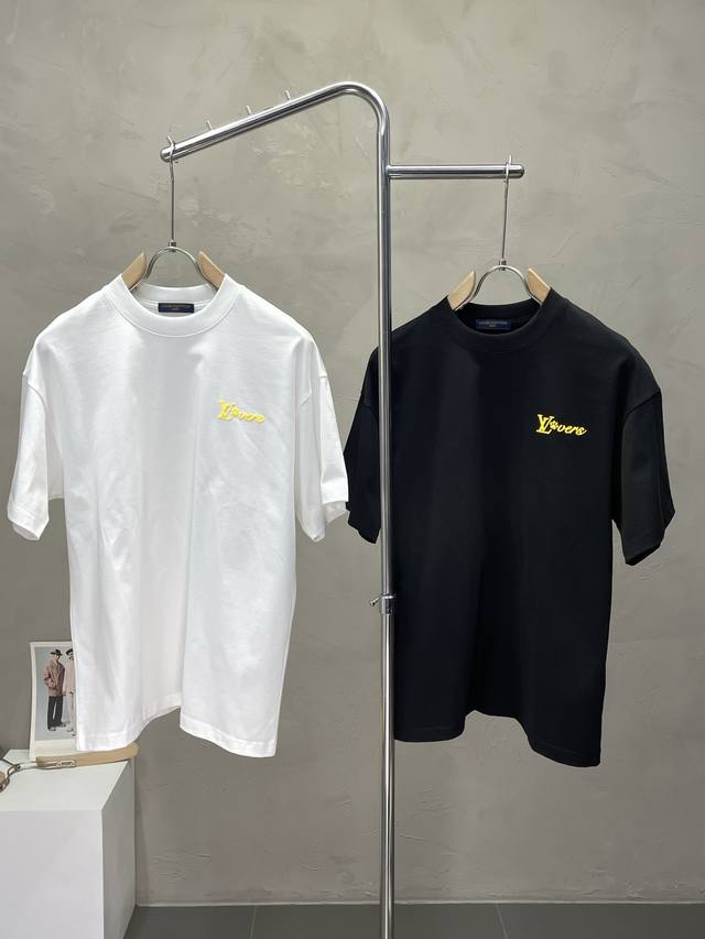 Louis Vuitton exclusive new men's casual short-sleeve top, high-end customizatio