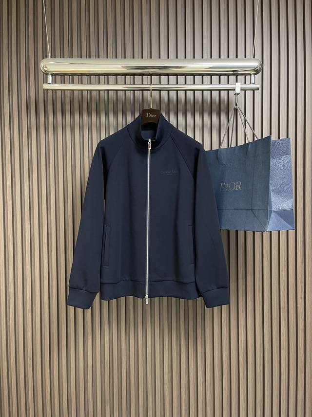 Price Correction: Top and Pants DDD. This Dior logo jacquard casual zip-up jack