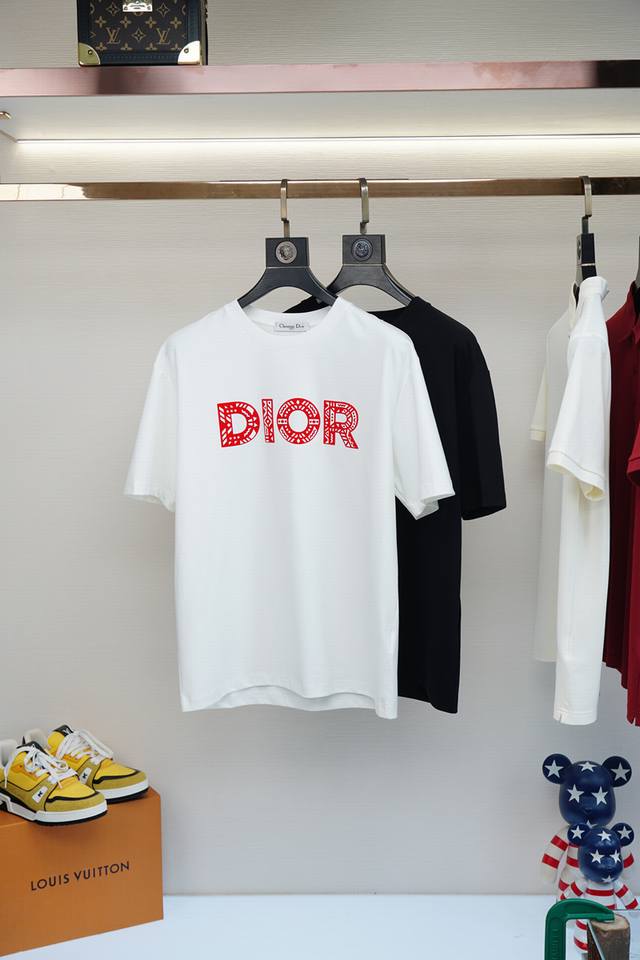 Dior 2025Ss new collection P men's short-sleeve shirt with a stylish classic rou