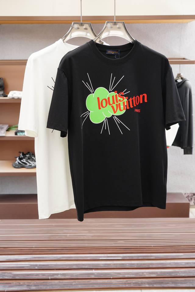 Lv Louis Vuitton 2025Ss new collection P men's short-sleeved shirt with a stylis
