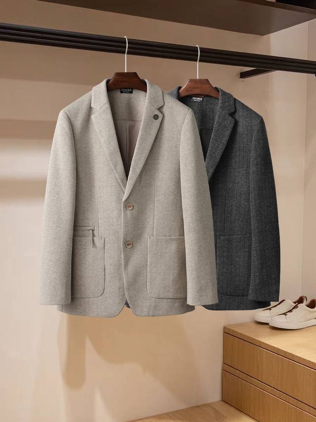 Zegna Zegn Suit 14 Micron Flannel Fabric: 5% cashmere, 14 micron wool Creamy wh
