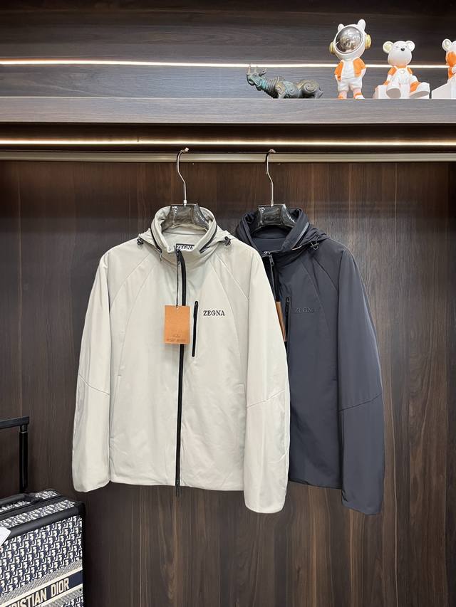 Featured: Zegna's 2025 Early Fall new release. This Zegna hooded jacket is a ho